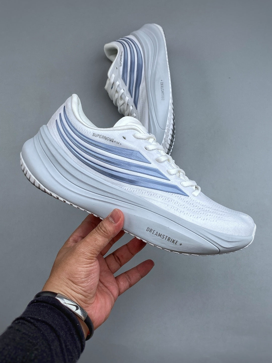 Adidas FF8801550 Men's Running Shoes5 - 4 Colorways incl. White/Light Blue & Black/Orange