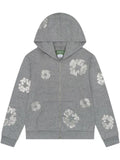 Denim Tears Swarovski Wreath "Grey" zip hoodie