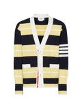 Thom Browne Seed stitch 4-Bar cardigan