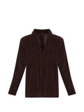 Homme Plissé Issey Miyake pleated notch-lapel jacket