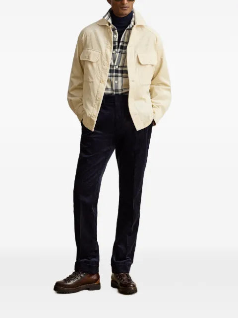 Ralph Lauren Purple Label corduroy pocket-detail shirt jacket
