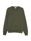 Jacob Cohën crew-neck logo-patch sweater
