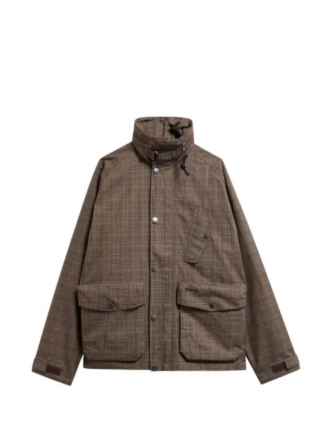 Barbour Transport Ursula check-pattern hooded jacket