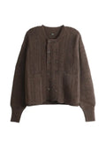TAIGA TAKAHASHI LOT.506 double-breasted textured-knit cardigan
