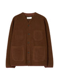 Universal Works four-pocket V-neck cardigan