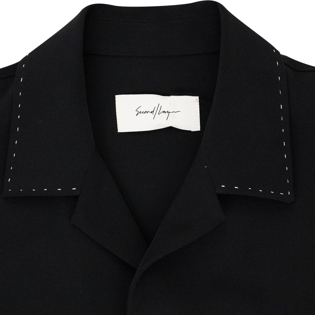 Black Avenue Camp Shirt