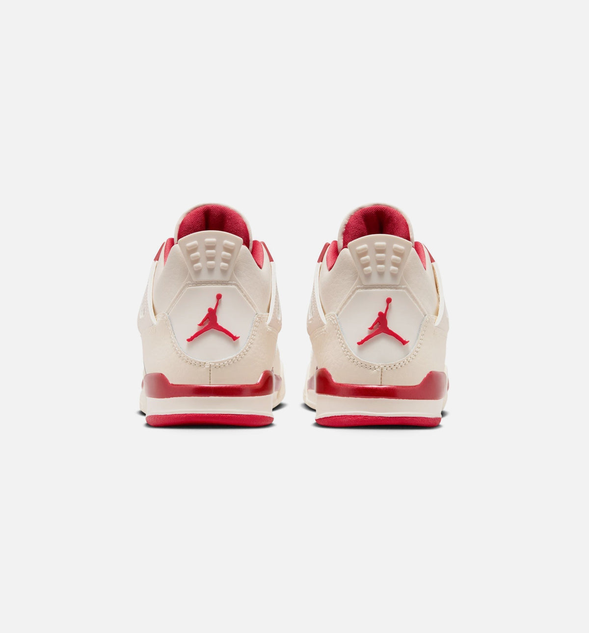 Air Jordan 4 Retro Valentine’s Day Preschool – Pale Ivory/Sierra Red/Tough Red