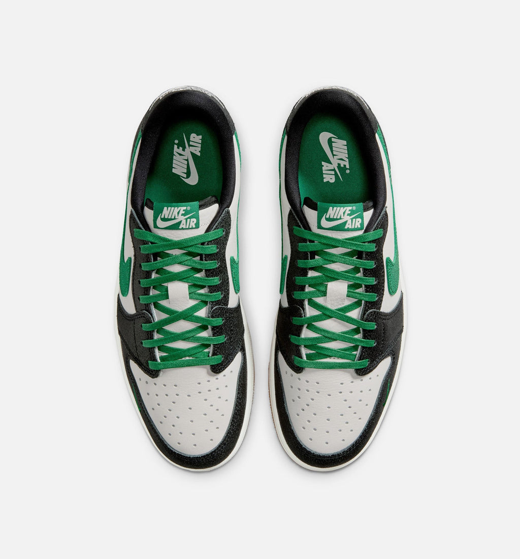 Air Jordan 1 Retro Low OG Men's Lifestyle Shoe - Phantom & Pine Green