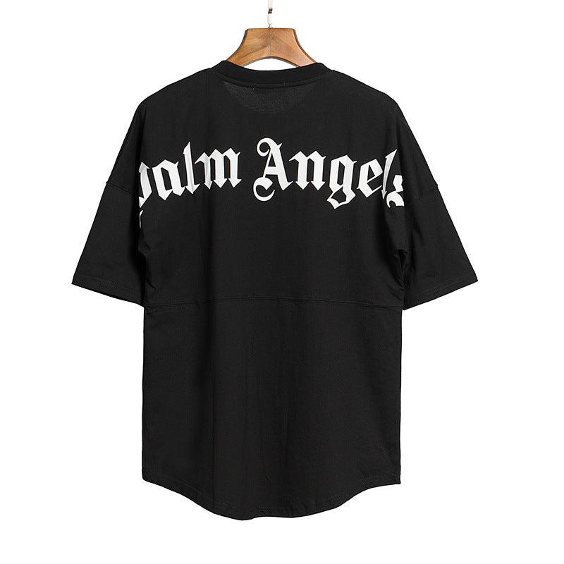Palm Angels Teddy Bear Graphic Tee Loose Unisex Streetwear T-Shirt