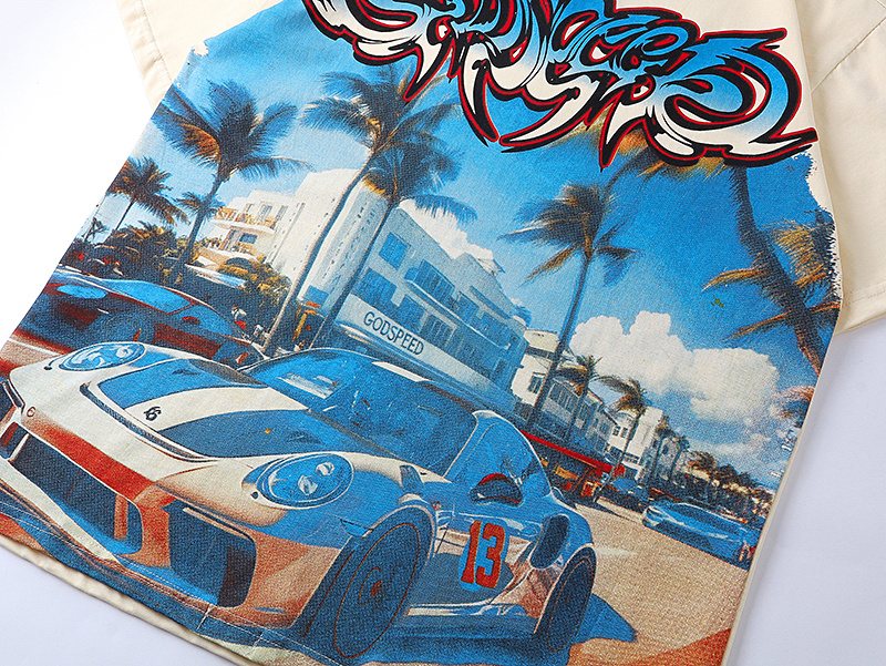 Godspeed Racing Car Graphic T-Shirt