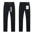 Purple Brand Black Distressed Slim Jeans
