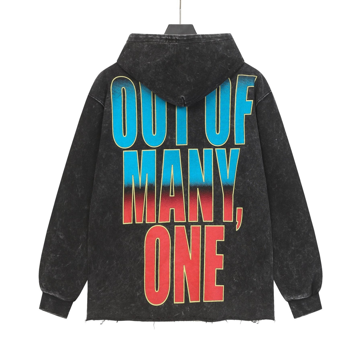 Godspeed Out of Many One Washed Graphic Hoodie