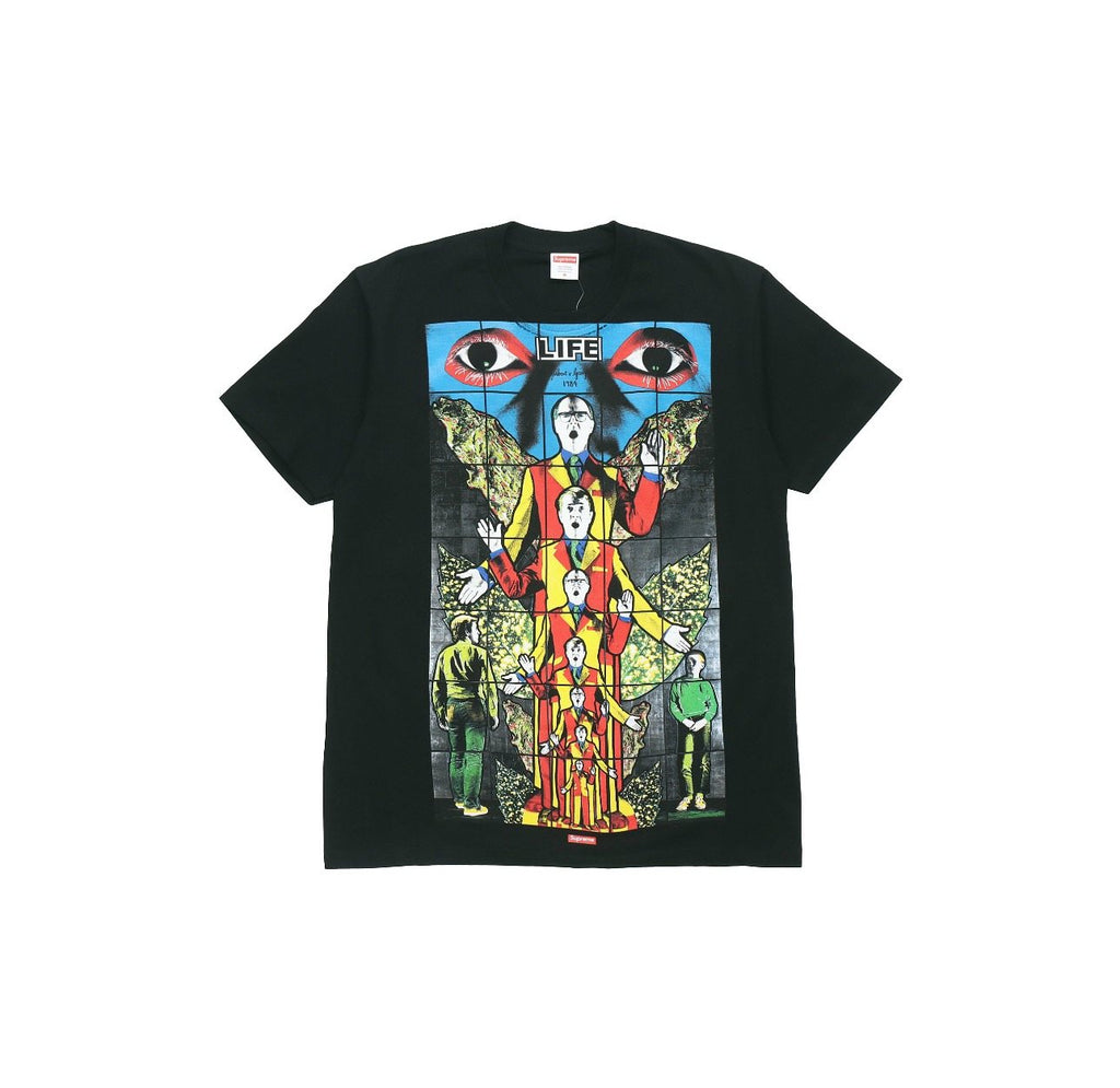 Supreme LIFE Back Graphic Short-Sleeve T-Shirt
