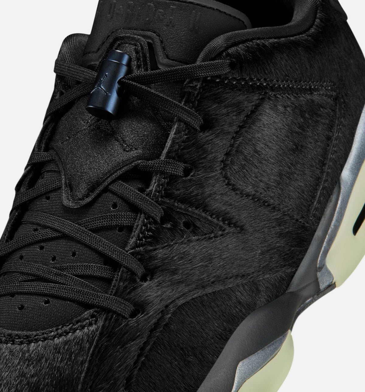 Air Jordan 6 Retro Low Blackout Women's Shoe - Triple Black