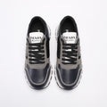 Prada Men's Navy and Gray Paneled Sneakers