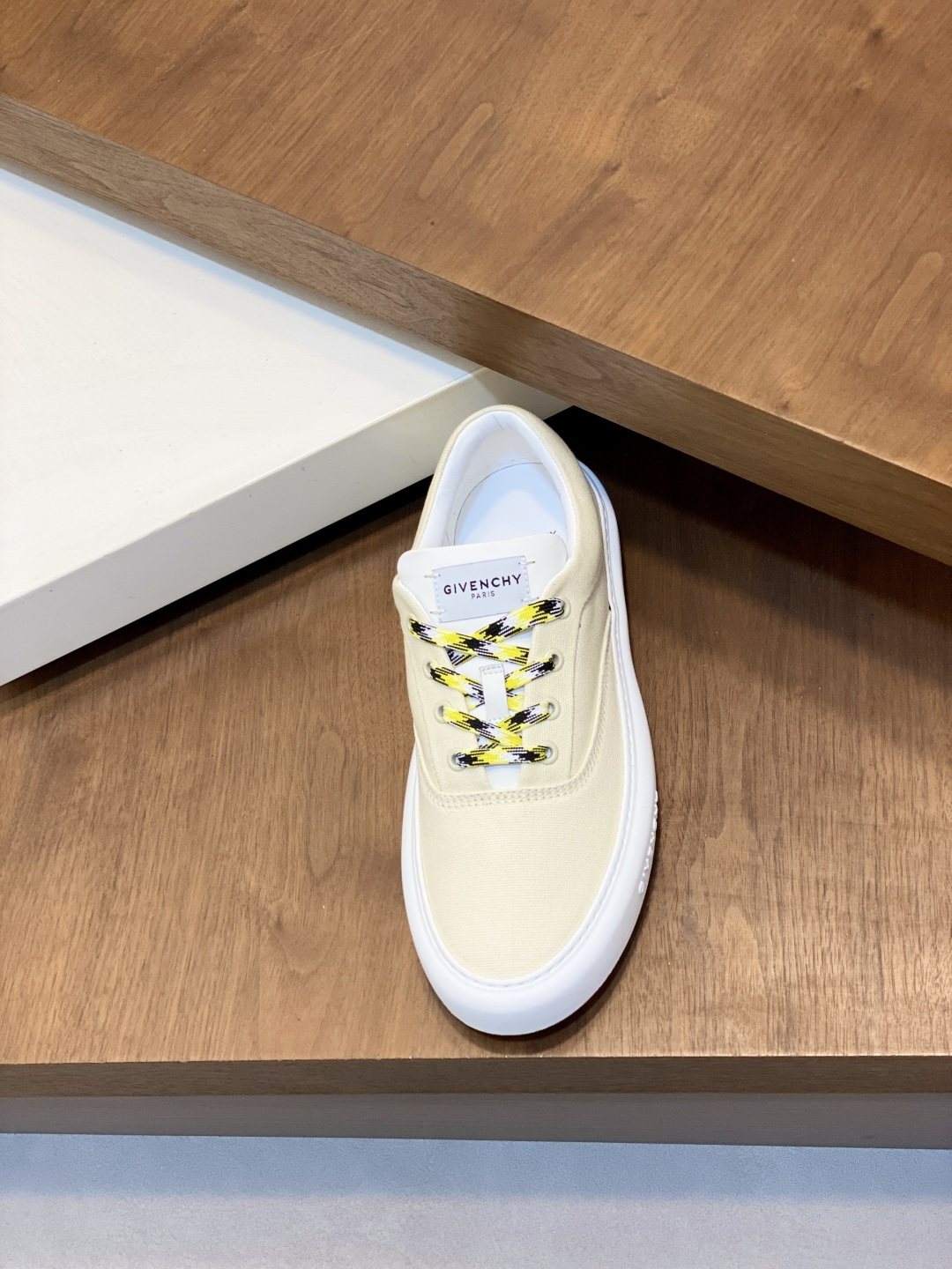 Givenchy Cream Low-Top Sneakers