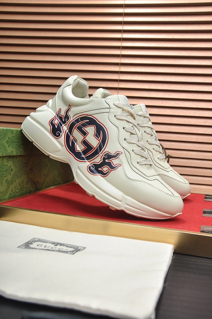 Gucci Off-White Emblem Sneakers
