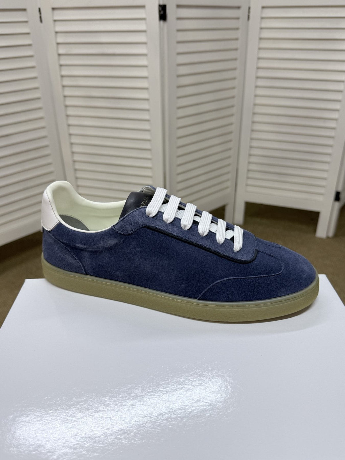 Brunello Cucinelli Men's Low-Top Sneakers - Textured Panel Design