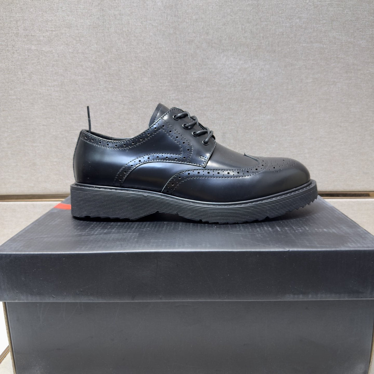 Prada Wingtip Lace-Up Shoes