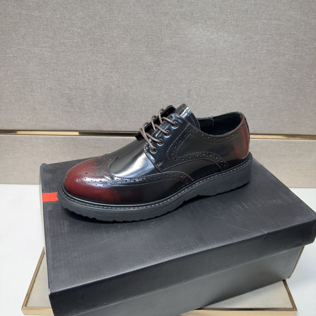 Prada Wingtip Lace-Up Shoes